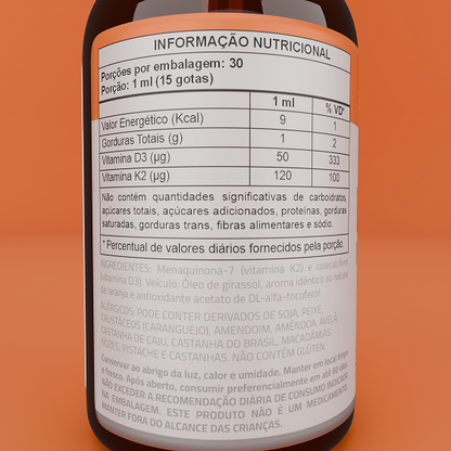 Vitamina D3 + K2 Purenza - 3Un